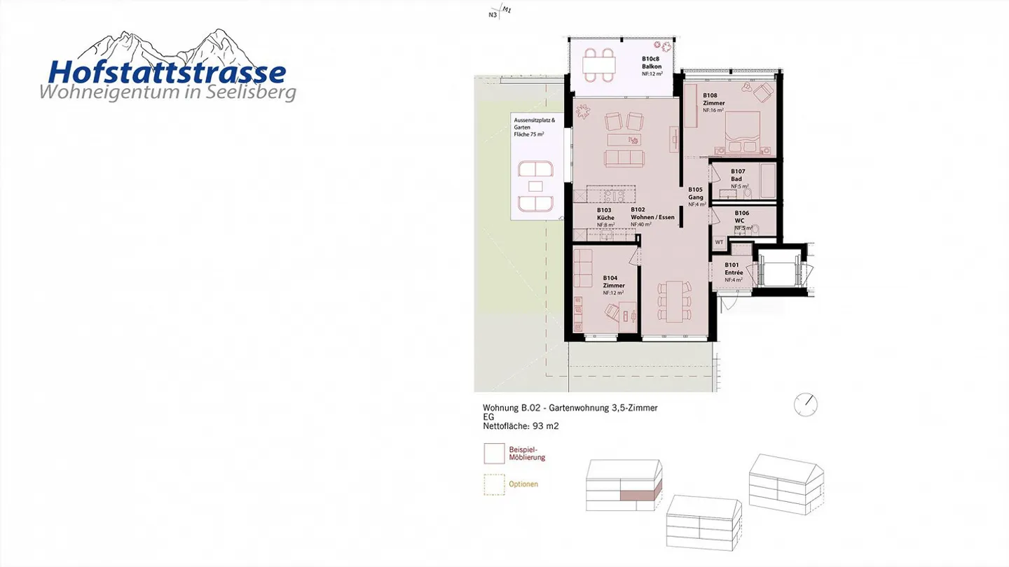Nuovo appartamento giardino 3,5 stanze - Foto 6 di 11