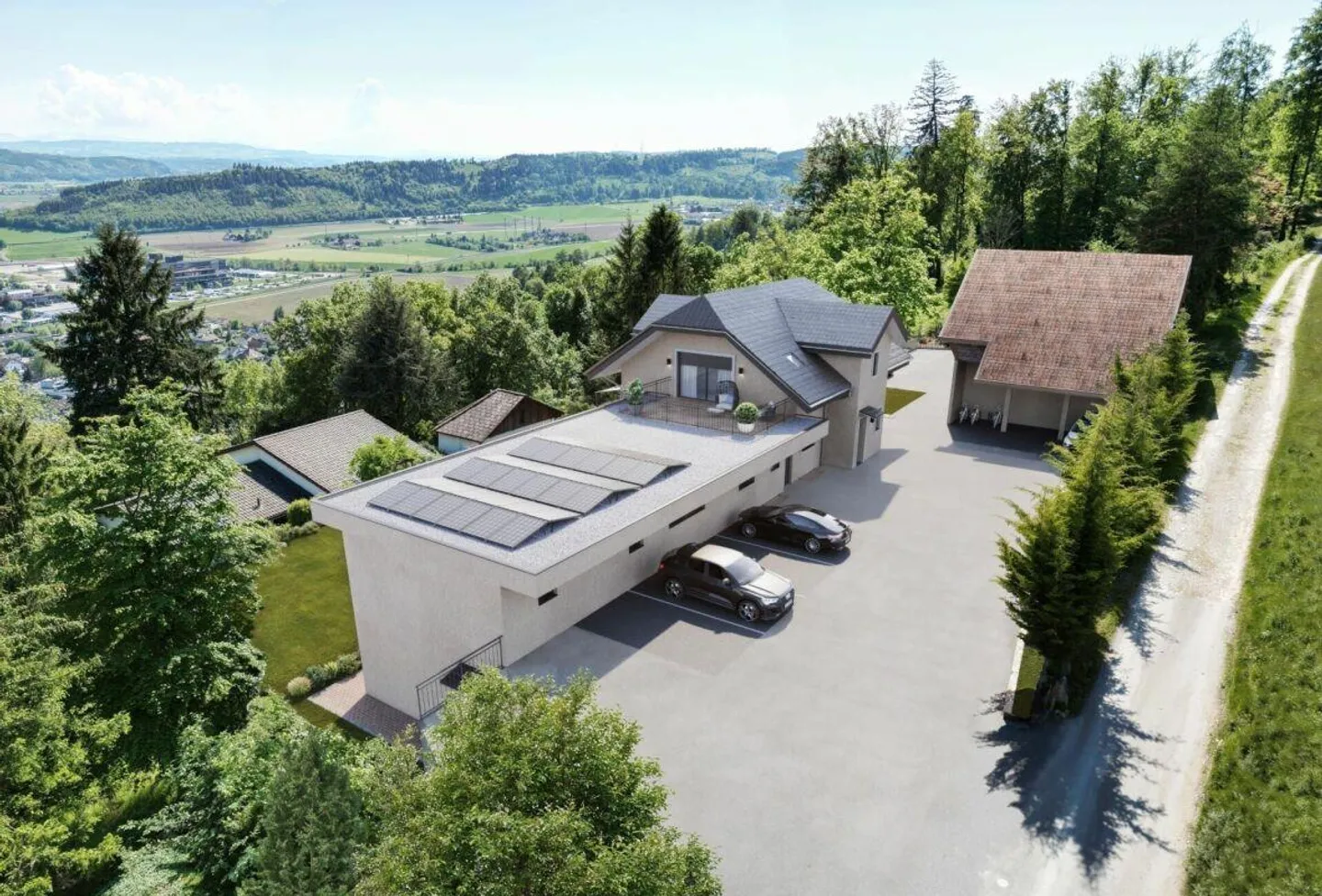 Neubau 4.5 EG mit 135m2 Wohnfläche mit fulminantem Ausblick - Foto 6 von 18