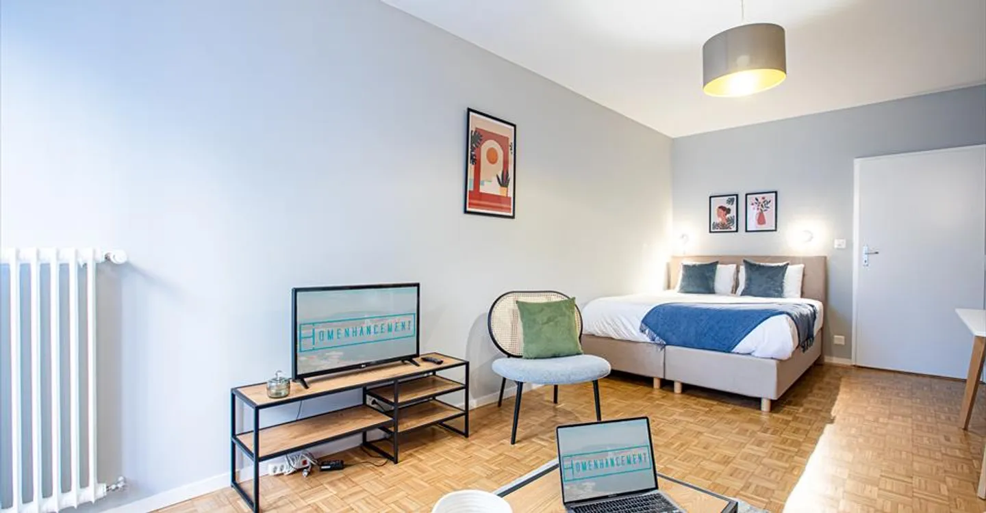 Möbliertes und Komfortables Studio zur Miete - Rue de Richemont, Nahe Quartier des Pâquis - Foto 5 von 7