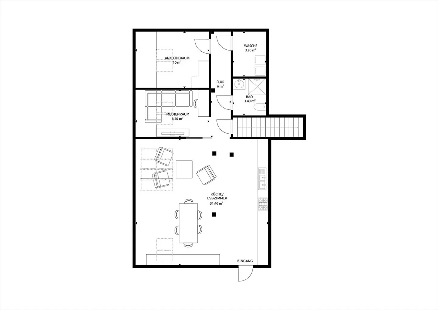 Exclusive 4.5-Room Loft on 2 Floors – Trendy Living - Photo 24 of 25
