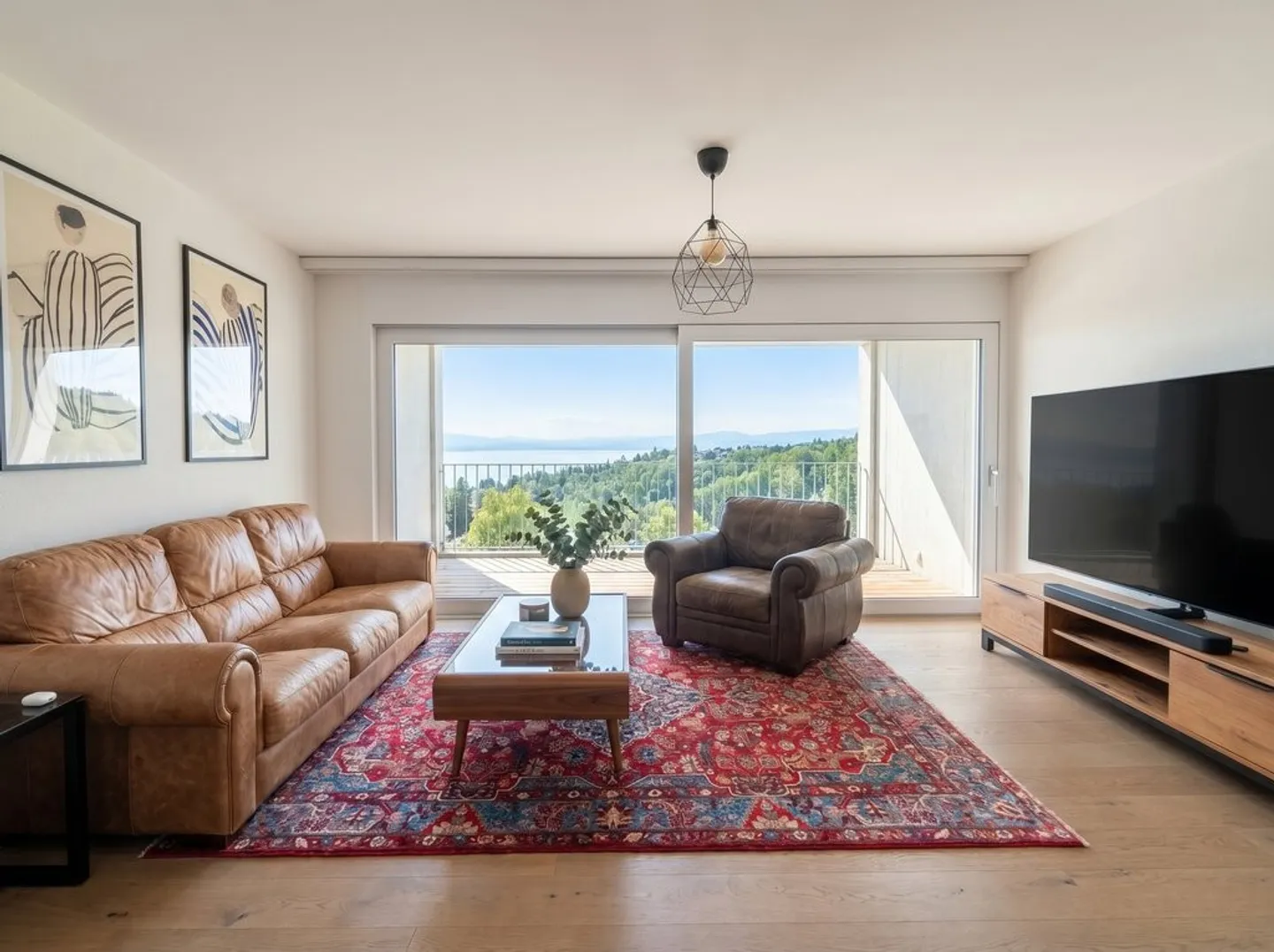 Appartement spacieux de 4,5 pièces avec terrasse et vue imprenable sur le lac - Photo 1 sur 9