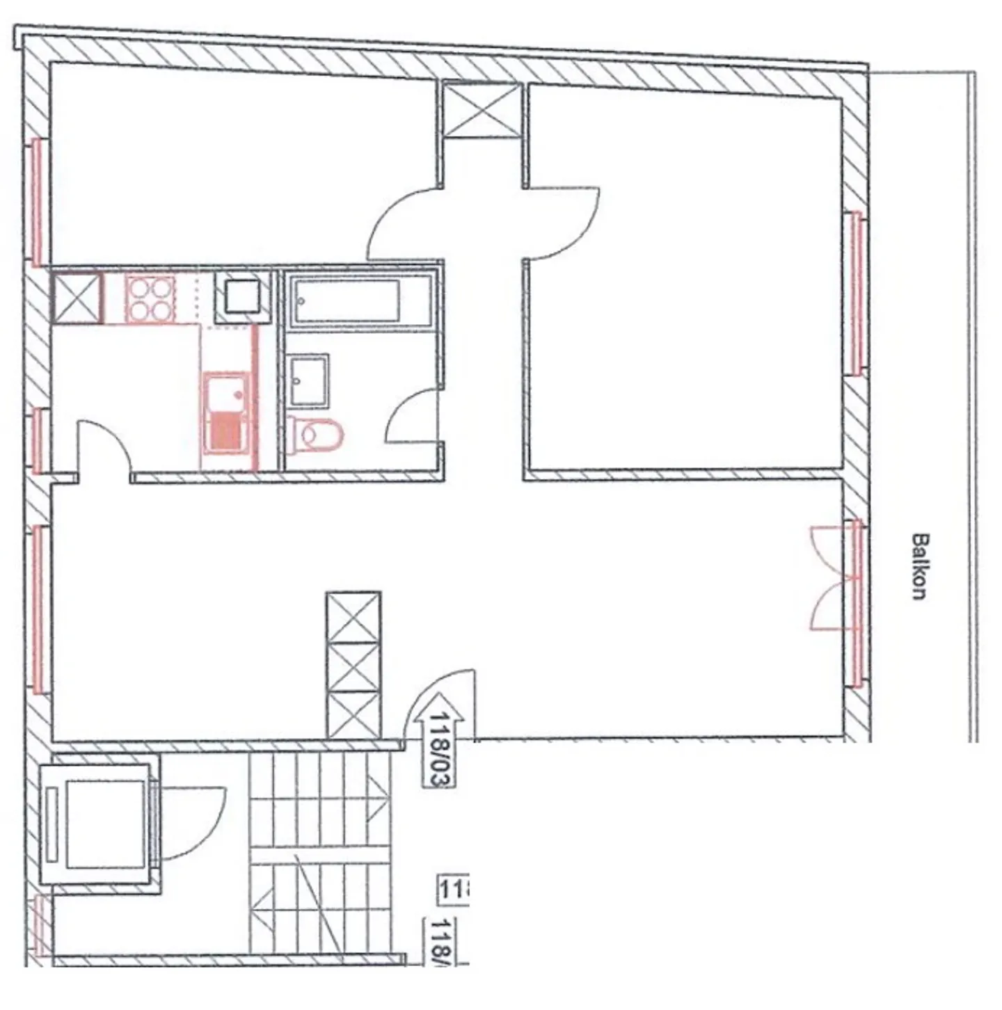 Charmante Wohnung mit Balkon - Foto 9 von 9