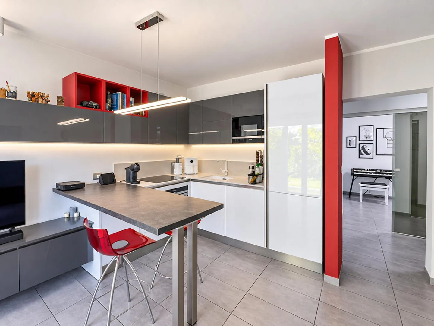 Appartement 3.5 pièces avec jardin à Carona - Photo 2 sur 12