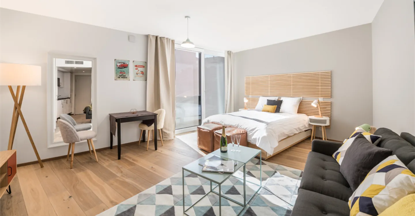 ✨ Charming Furnished Studio for Rent in Carouge, Rue des Noirettes, Geneva ✨ - Photo 1 of 5