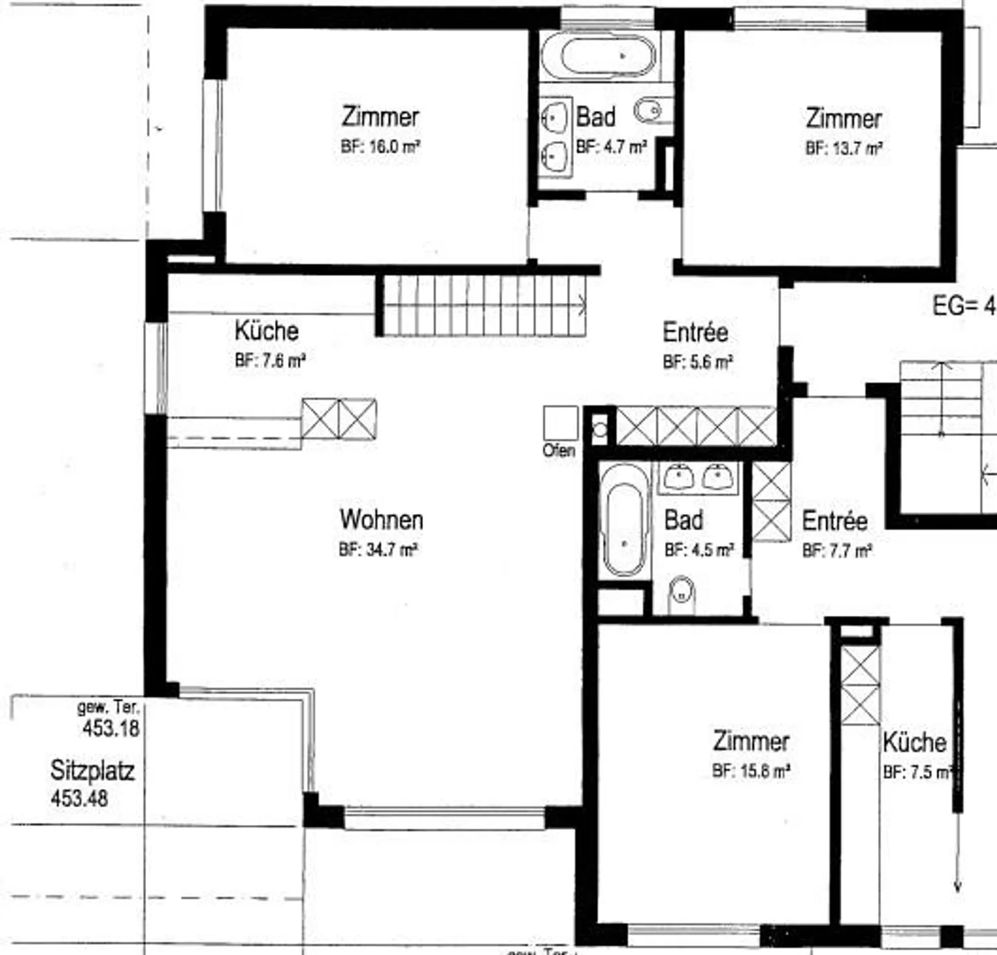 Grosszügige 3.5-Zimmerwohnung - Foto 8 von 9