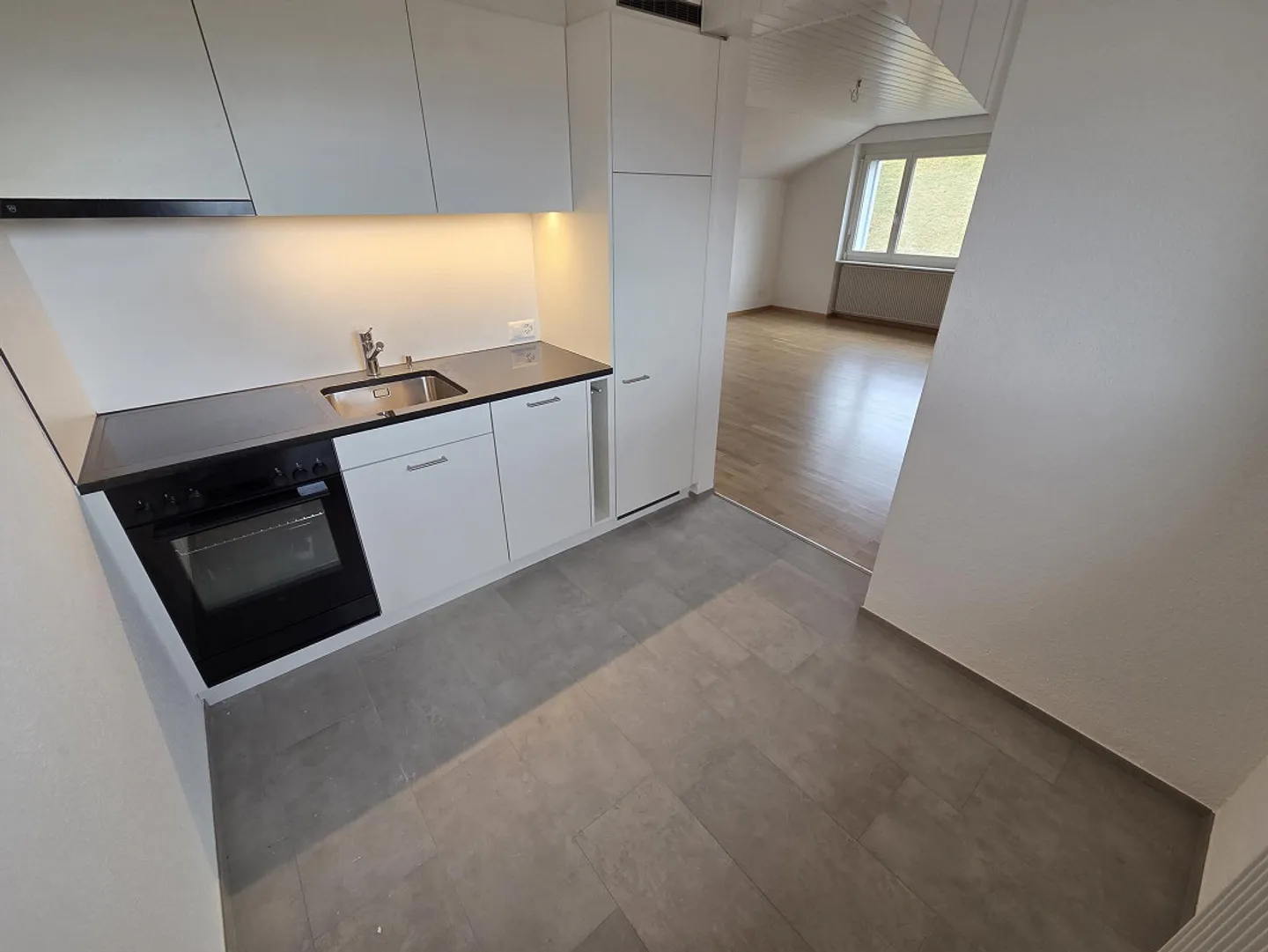 Freshly renovated, spacious 1.5-room apartment including 2 attic compartments - Photo 1 of 7