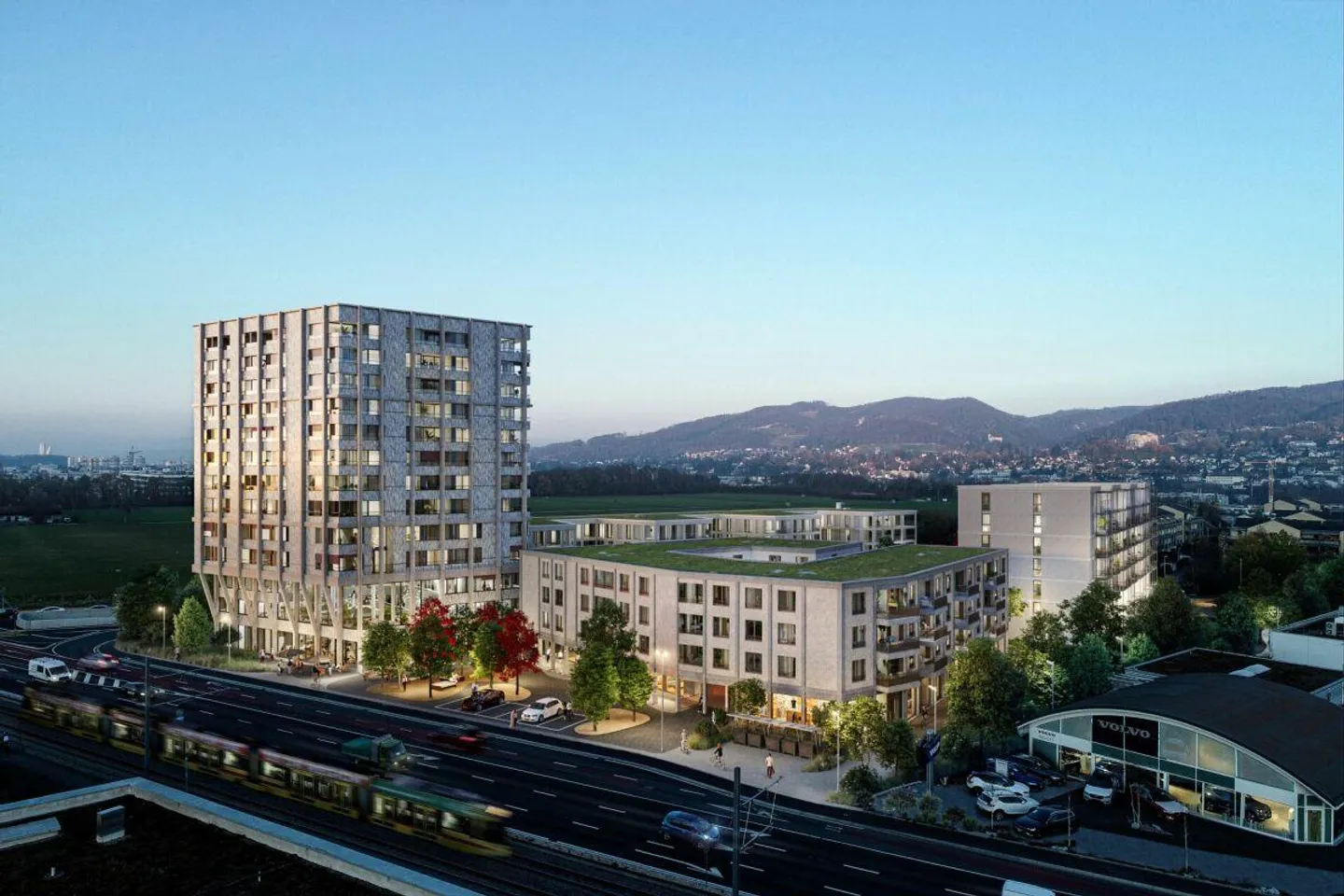 88 m² à 320 m² d'espace commercial ou de bureau dans le Vivo Aesch - Photo 3 sur 7