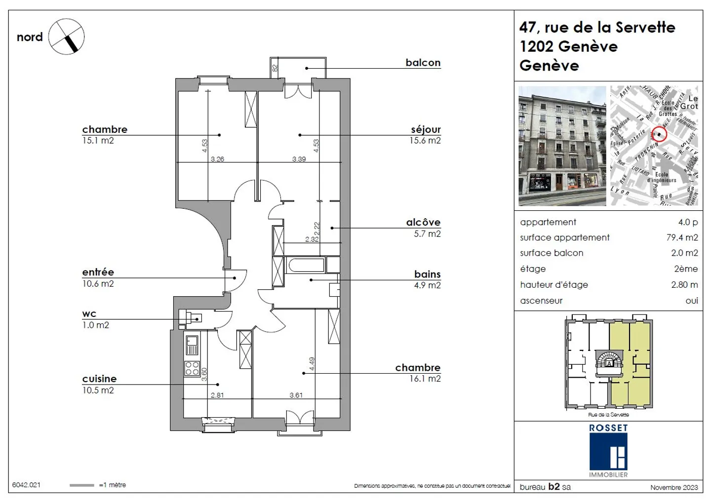 Appartamento di 4 stanze al 2° piano di circa 80m2 - Foto 2 di 2