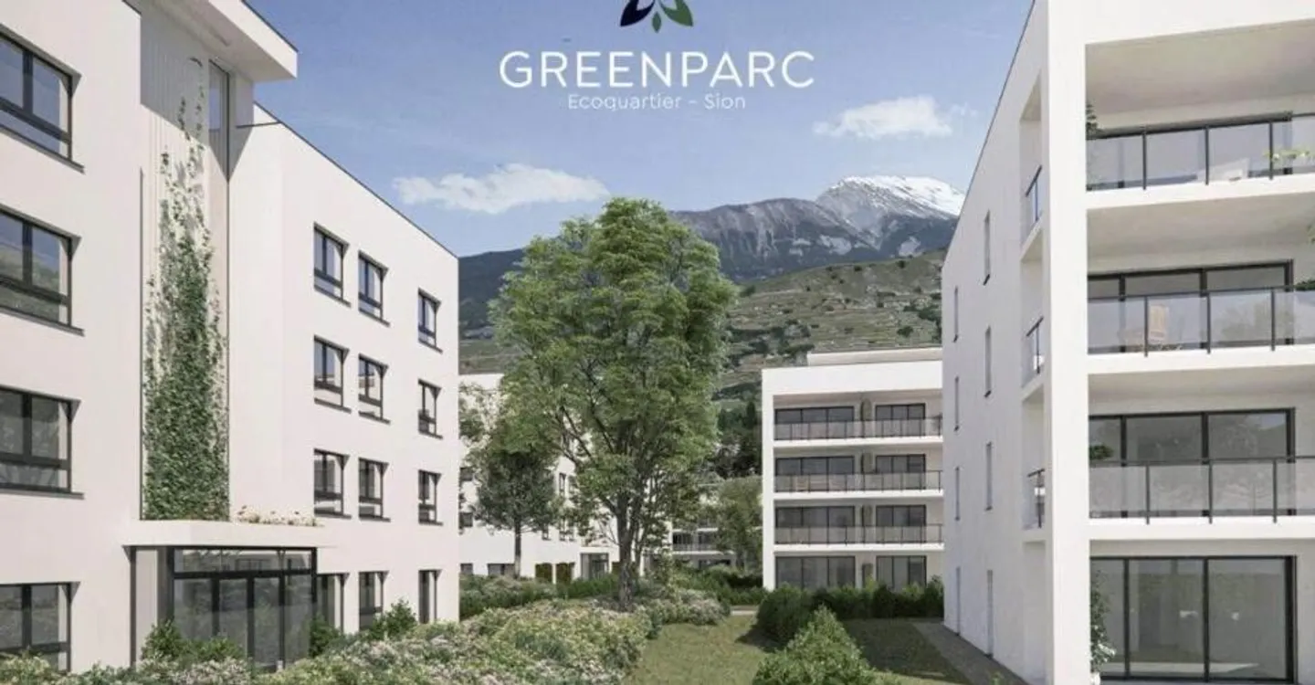 Posto auto nel garage sotterraneo del Green Parc a Sion - Foto 1 di 2