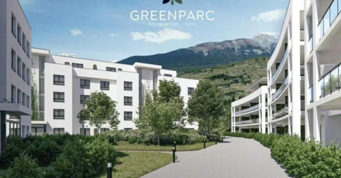 Posto auto nel garage sotterraneo del Green Parc a Sion - Foto 2 di 2