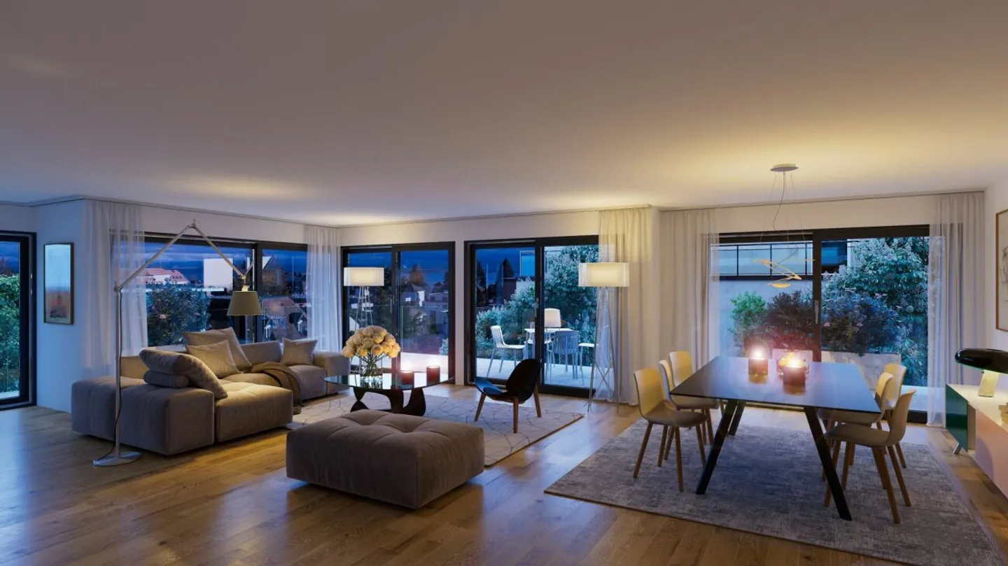 Appartement spacieux de 4,5 pièces : 124m2 et 37m2 de balcon - Photo 1 sur 7