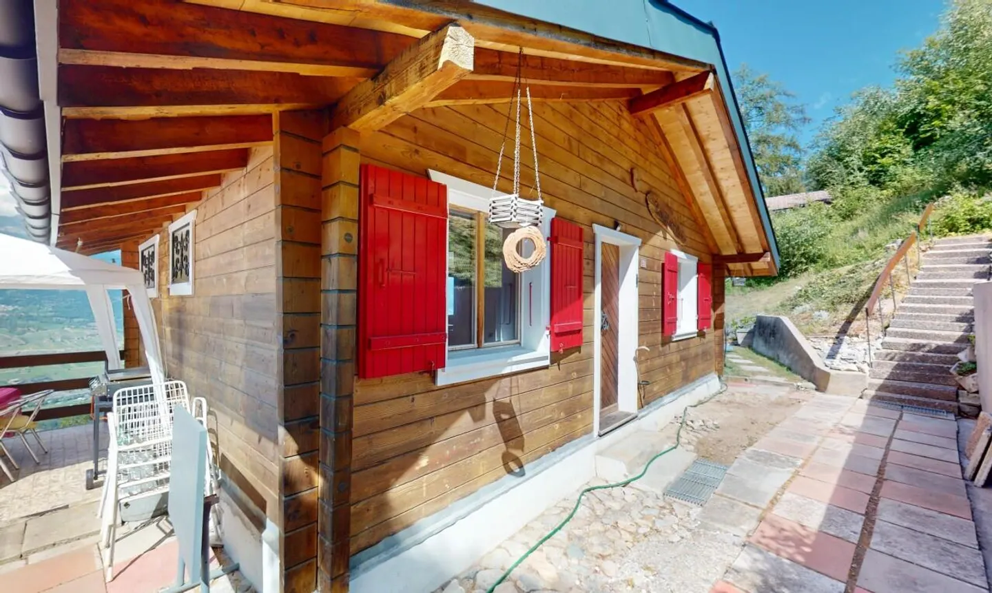 Bergflucht - Renoviertes Chalet mit Blick auf die Gipfel - Foto 3 von 11