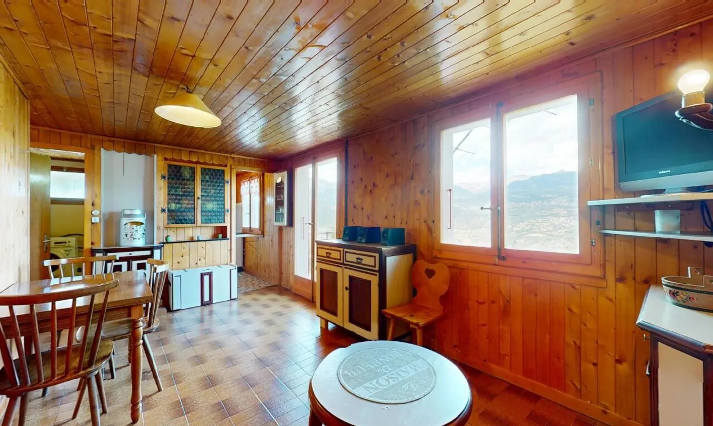 Bergflucht - Renoviertes Chalet mit Blick auf die Gipfel - Foto 4 von 11