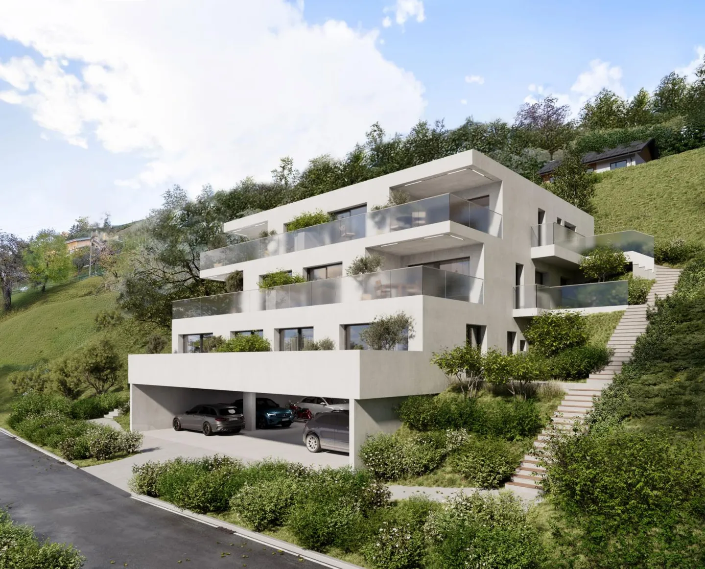 Wohnung mit Terrasse 3,5 Zimmer - Foto 5 von 6