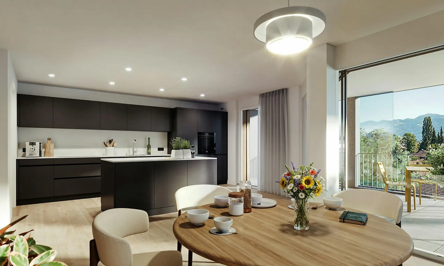 Condominio di 4,5 stanze con vista e qualità della vita - Foto 5 di 6