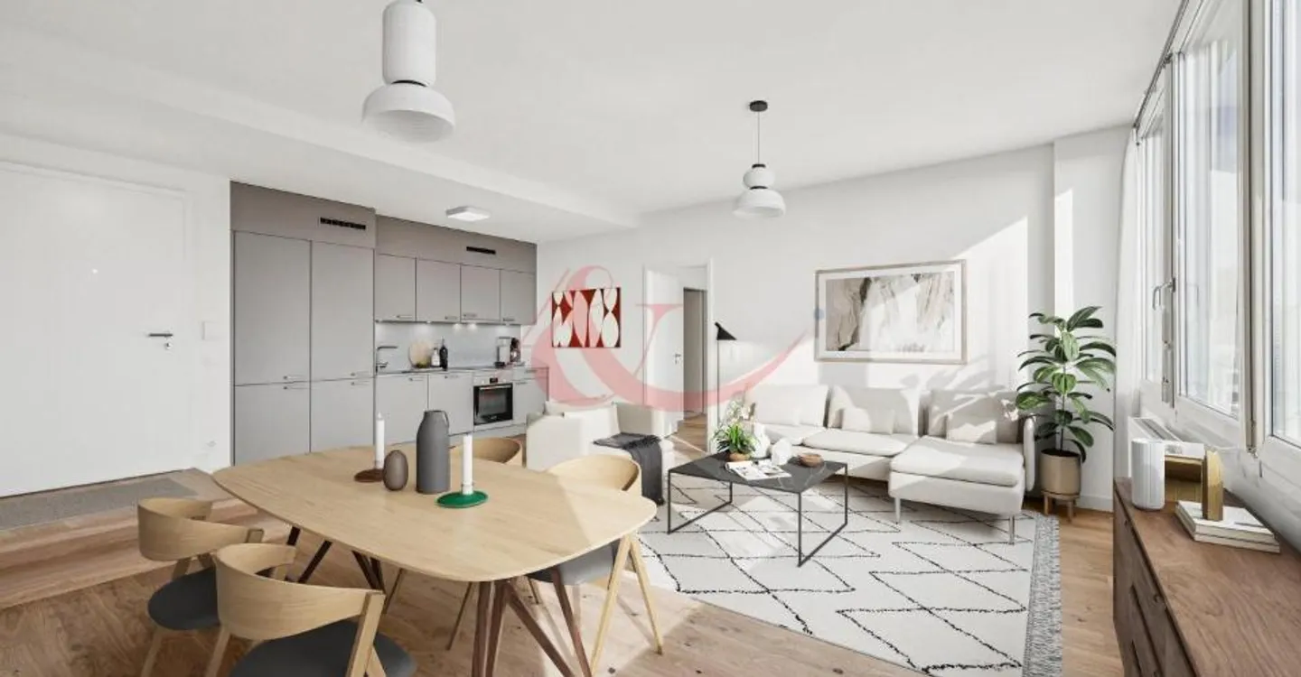 Bright 3.5-room apartment - Photo 1 of 4