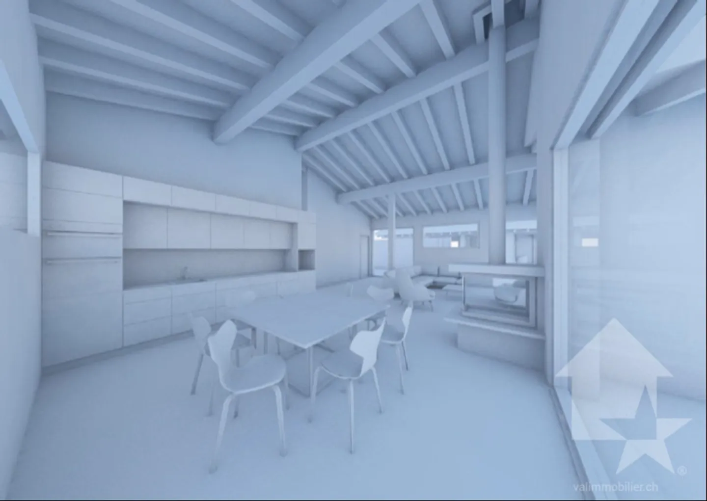 Under construction, traditional chalet, quiet area, panoramic view - Photo 6 of 11