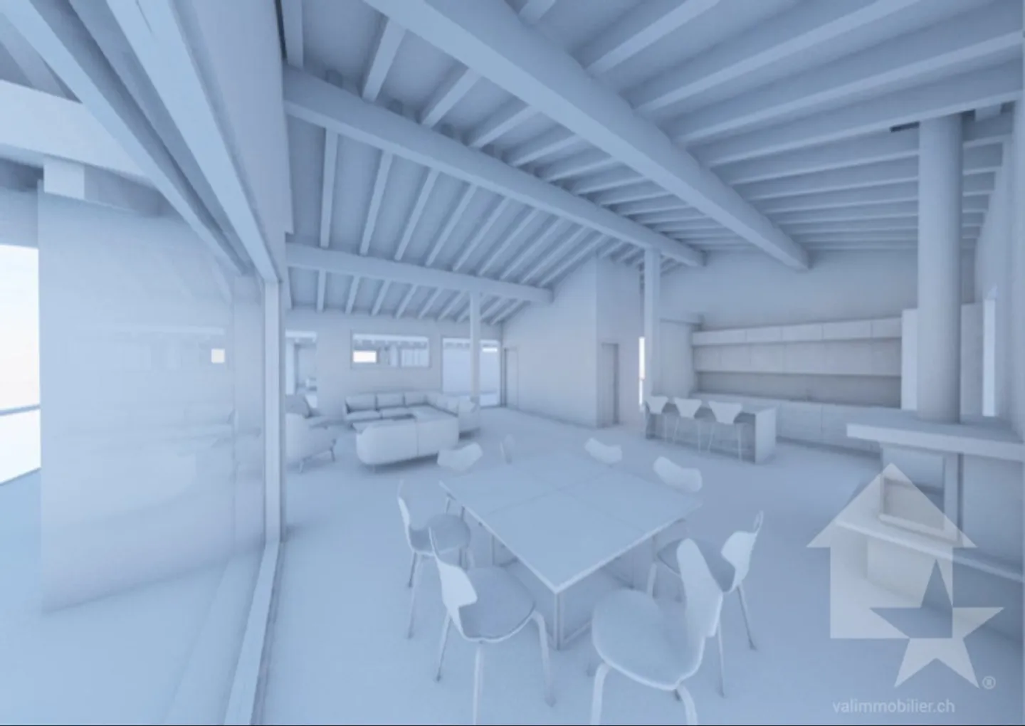 Under construction, traditional chalet, quiet area, panoramic view - Photo 9 of 11
