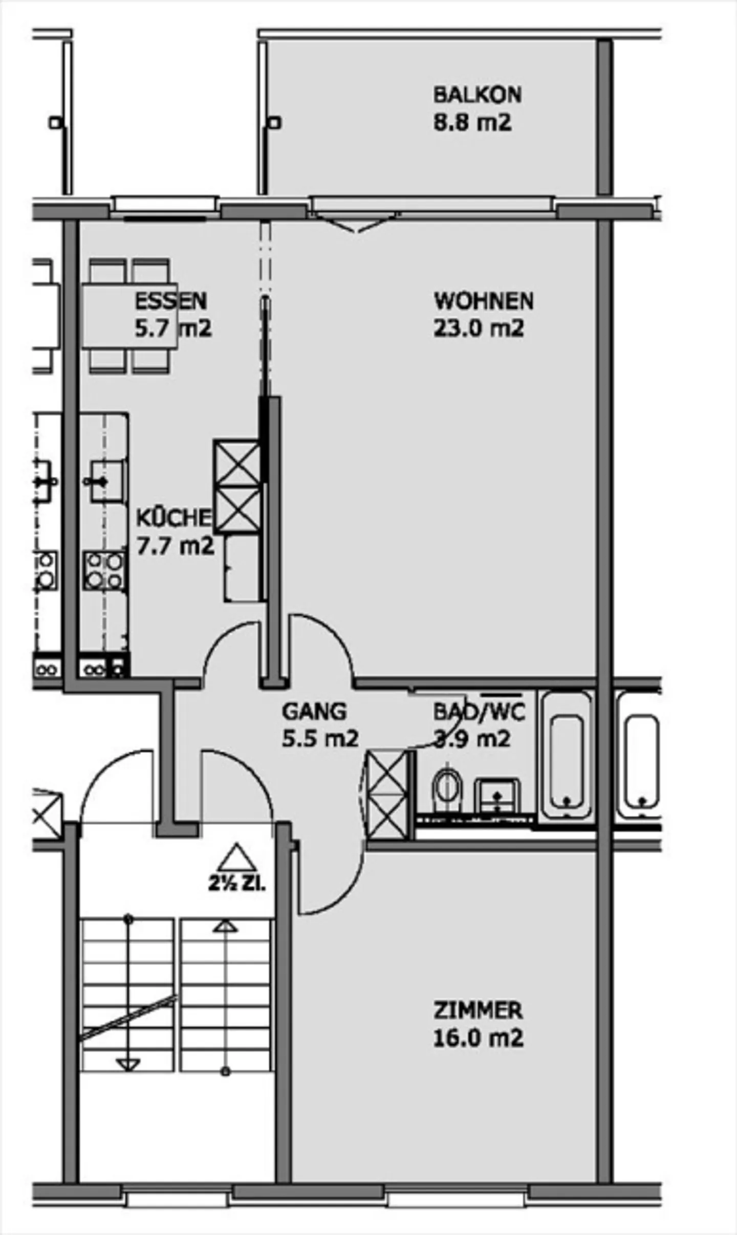 Appartamento in affitto - Foto 6 di 6