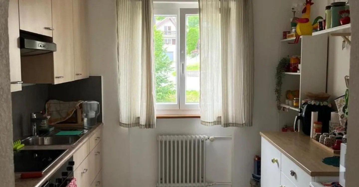 3-Zimmer-Wohnung mit Balkon und freiem Blick - Foto 3 von 6