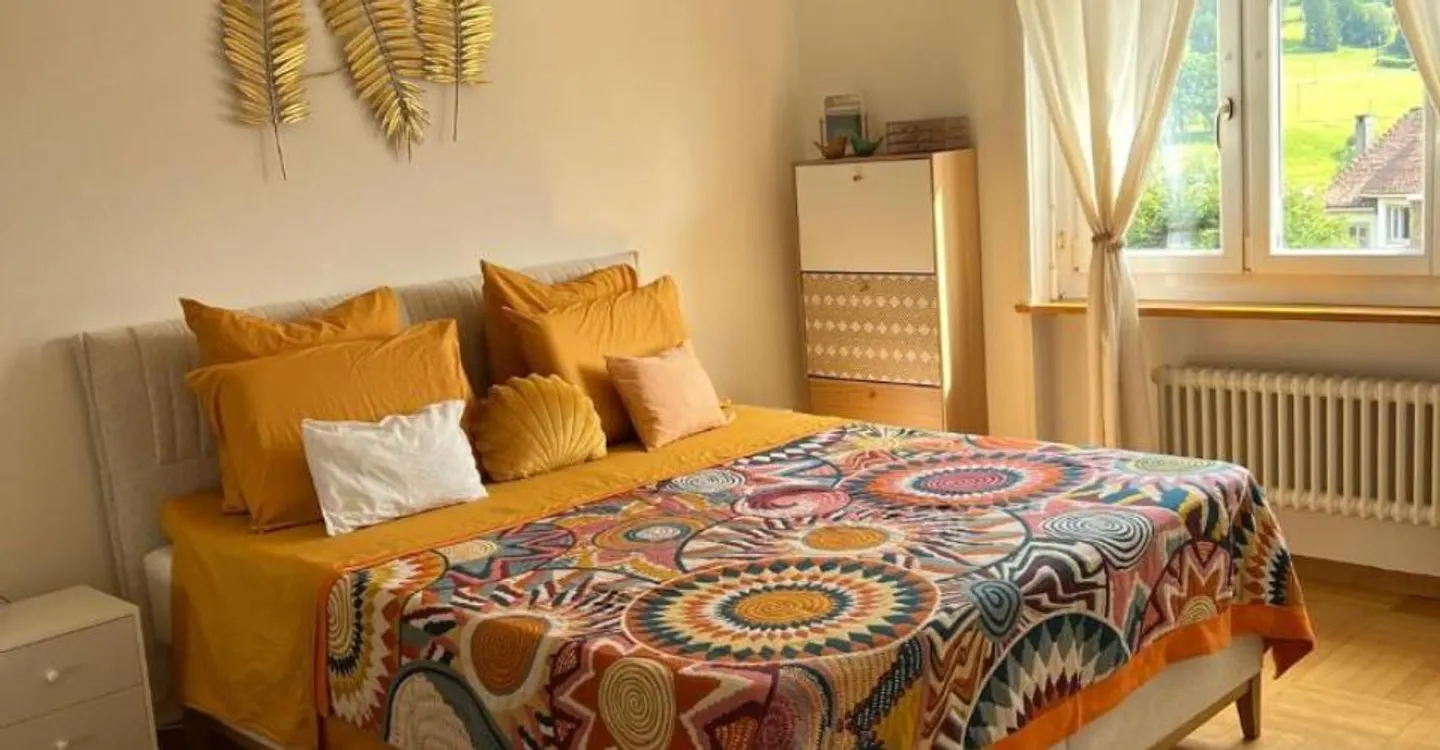 3-Zimmer-Wohnung mit Balkon und freiem Blick - Foto 5 von 6