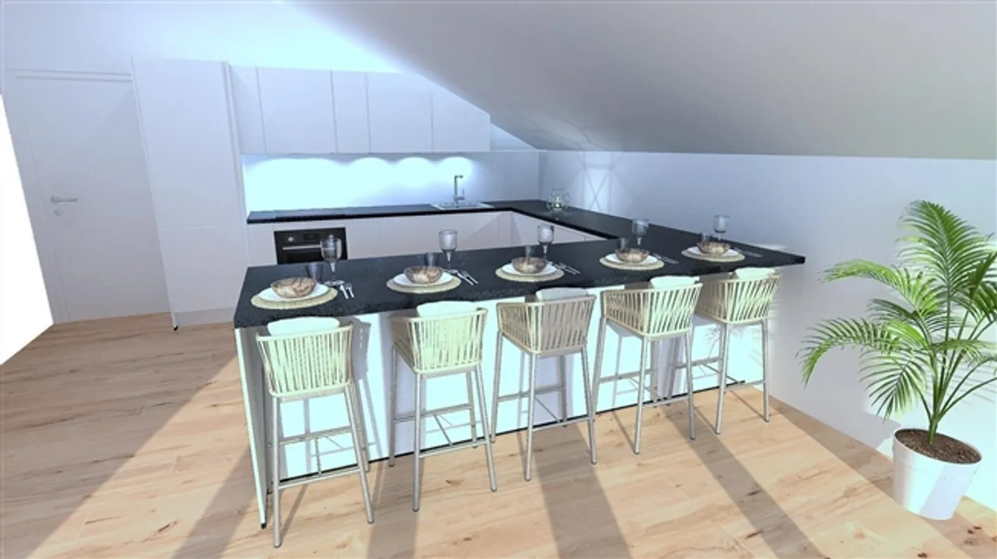 New 4.5-room penthouse with balcony - Photo 4 of 5