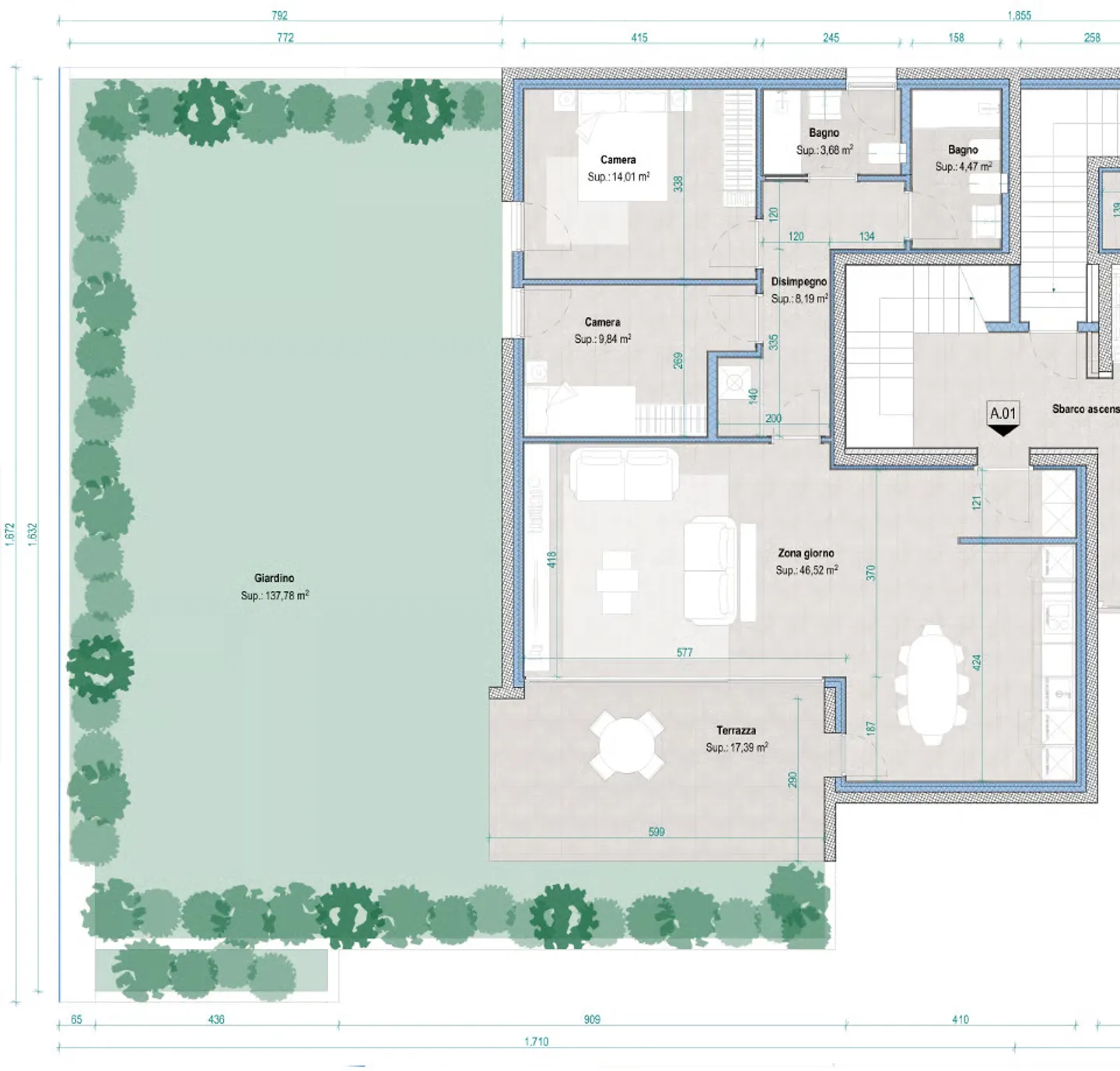 BELLINZONA - NEW 3.5 ROOMS WITH LARGE GARDEN - Photo 6 of 6