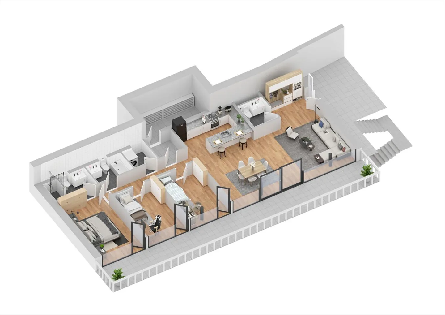 4.5 Room Apartment - Photo 3 of 6