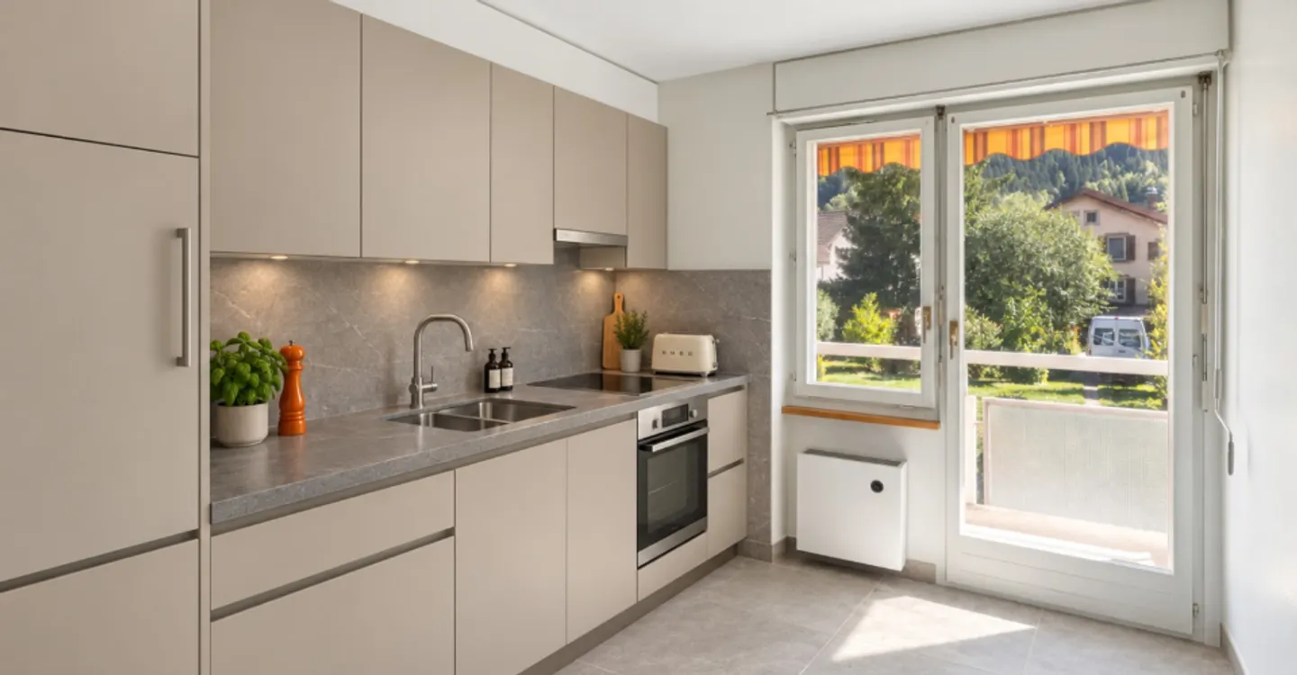 Da ristrutturare - appartamento 2.5 locali con balcone a Couvet - Foto 1 di 6