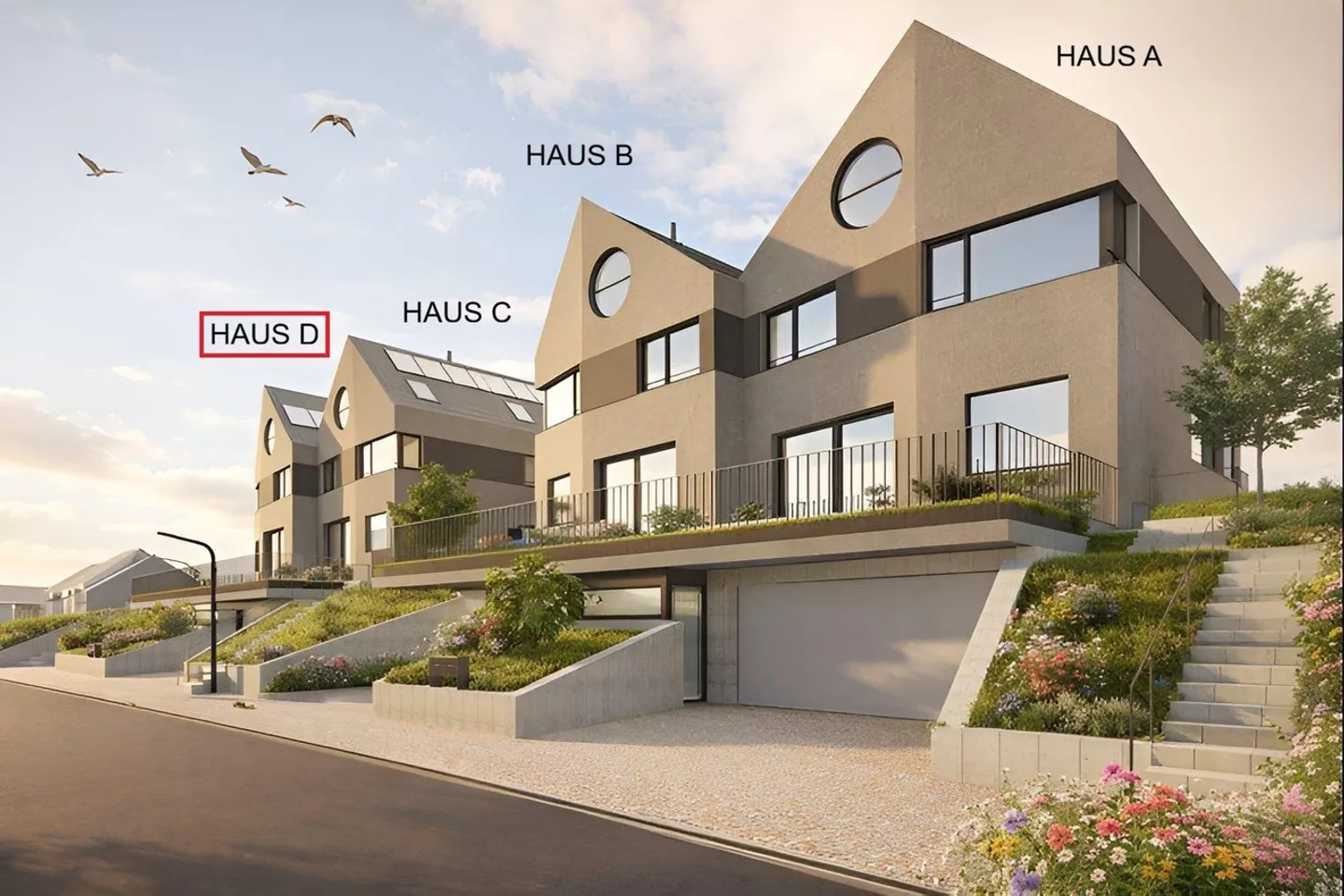 Nouveau projet de construction Allmendgasse avec quatre maisons jumelées de 7,5 pièces (Maison D) - Photo 7 sur 7
