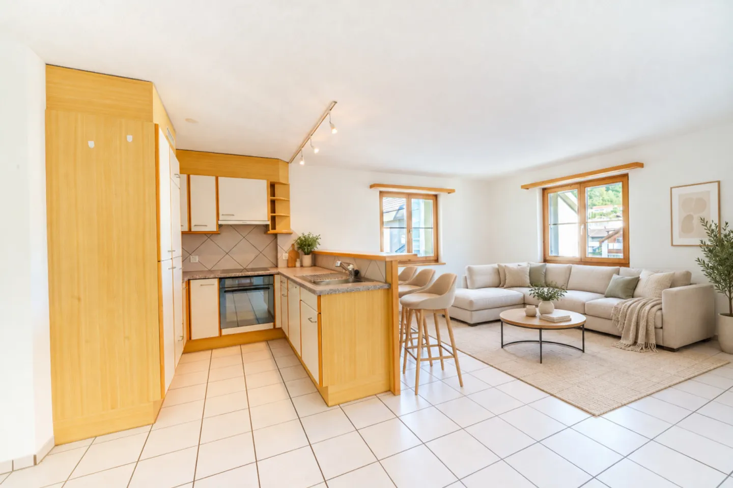 Charmante Wohnung in Thusis - Foto 1 von 13