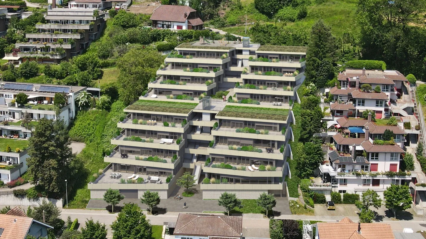 4½-Room Terrace House with a View of the Alps and Aare Landscape - Photo 4 of 8