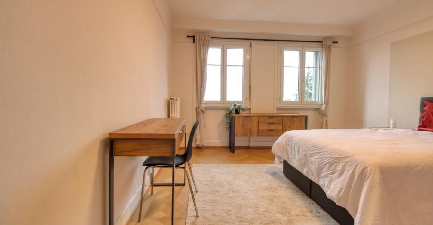Eine moderne Coliving-Wohnung in der Avenue de France in Lausanne - Foto 11 von 16