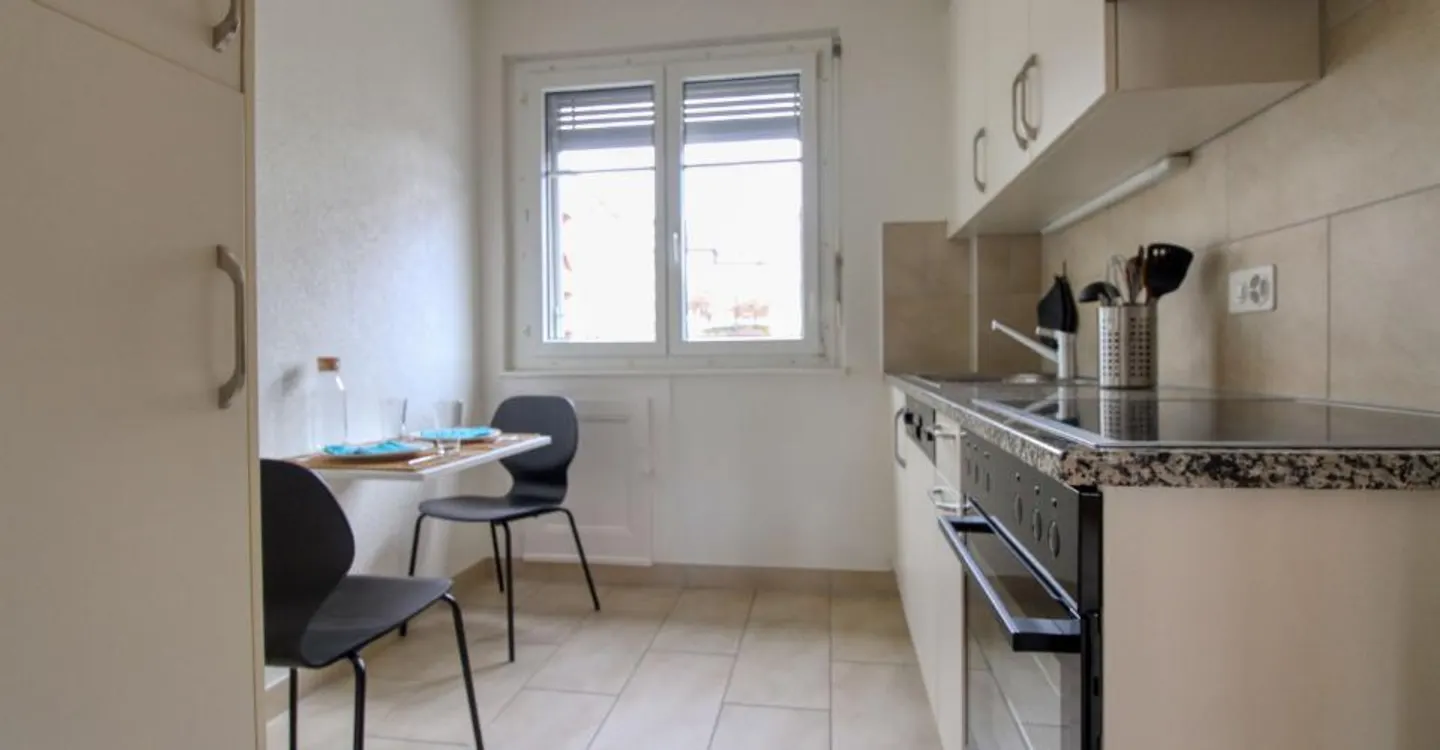 Eine moderne Coliving-Wohnung in der Avenue de France in Lausanne - Foto 13 von 16