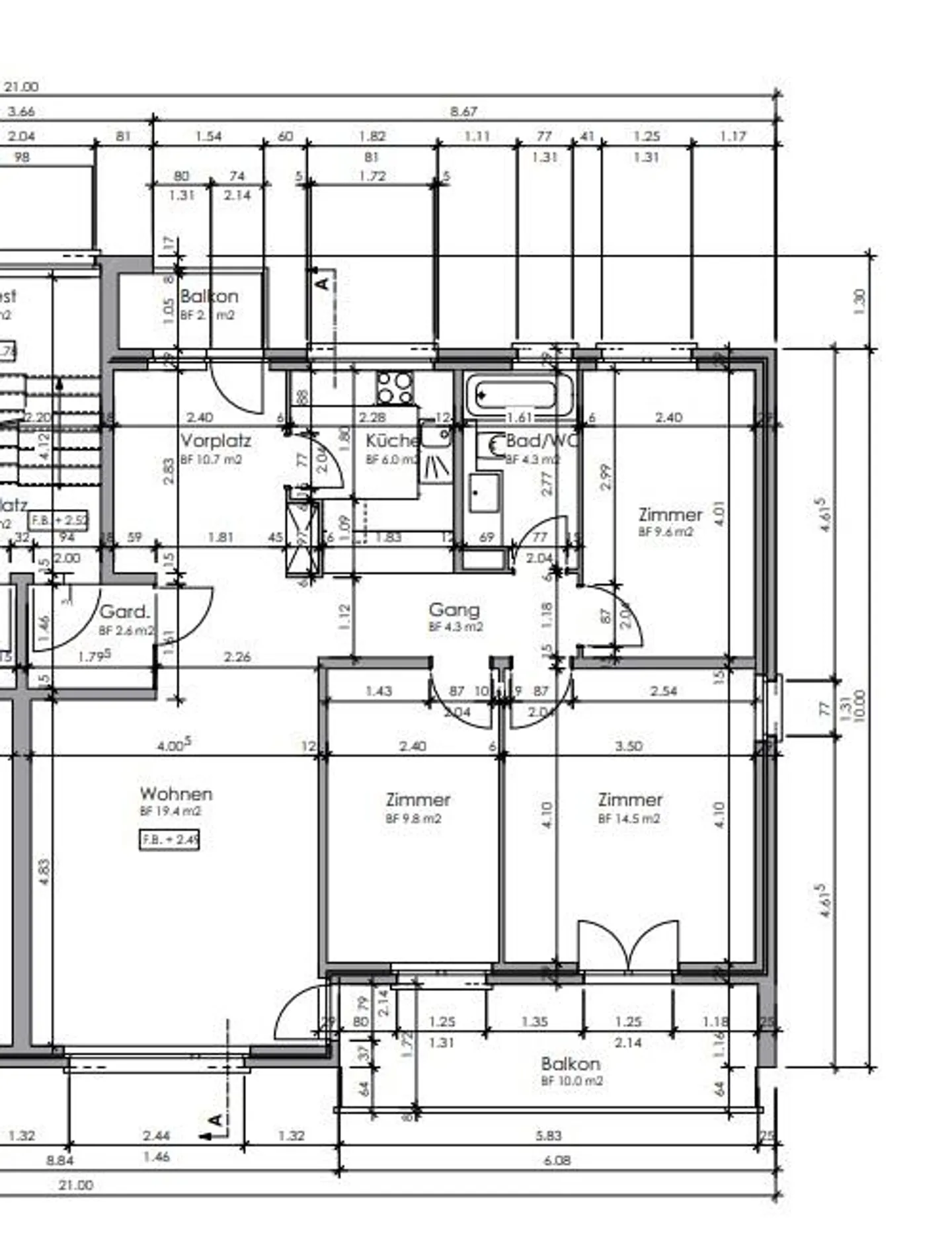 Affitto di un appartamento cooperativo di 4 ½ locali - Foto 6 di 6