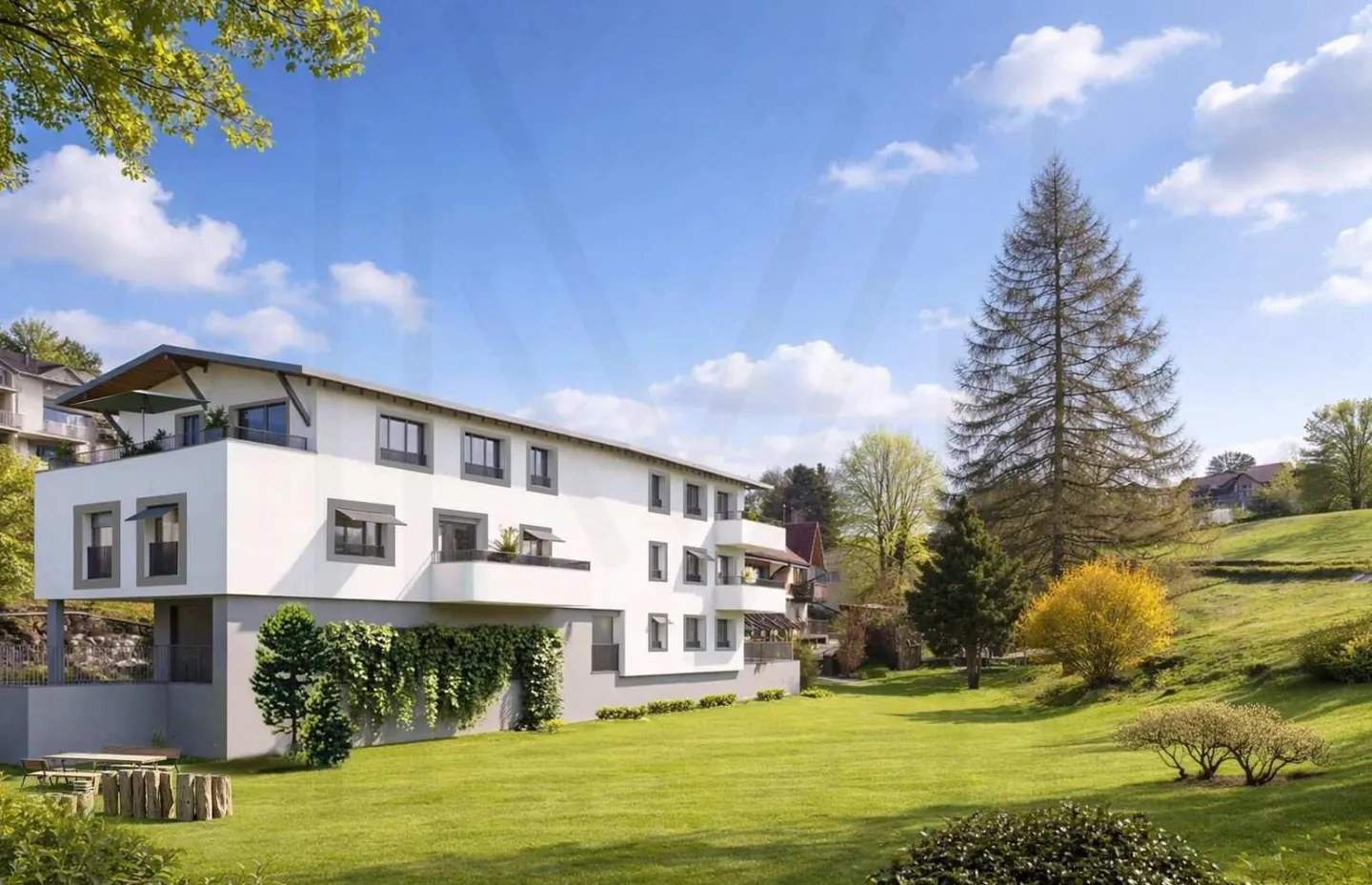 Magnificent penthouse apartment 5.5 rooms with beautiful countryside view - Photo 3 of 8