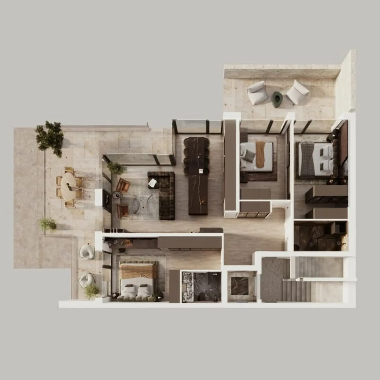 Appartement de 4.5 pièces avec superbe vue ! - Foto 5 von 5