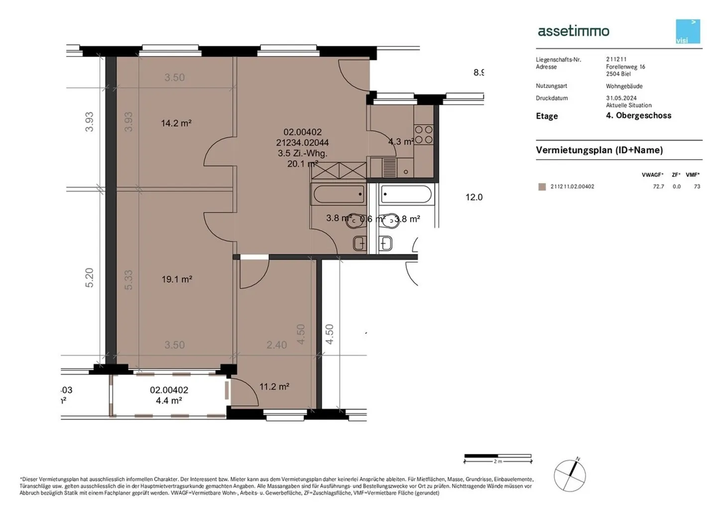 Appartamento ristrutturato 3,5 locali - Foto 8 di 8