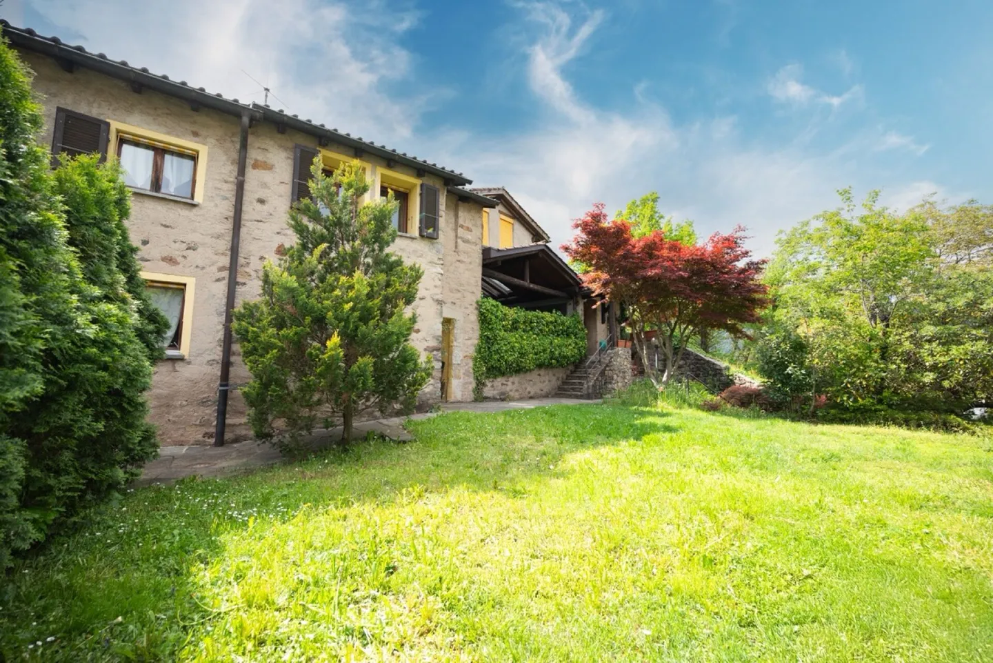 Graziosa casa di nucleo con giardino a Origlio - Foto 6 di 11