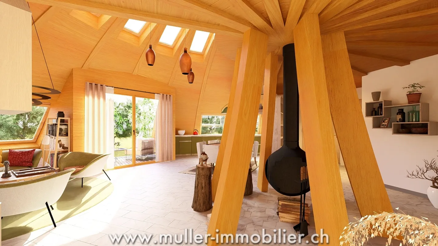 House Domespace for sale, 10 minutes from Romont - Photo 4 of 13