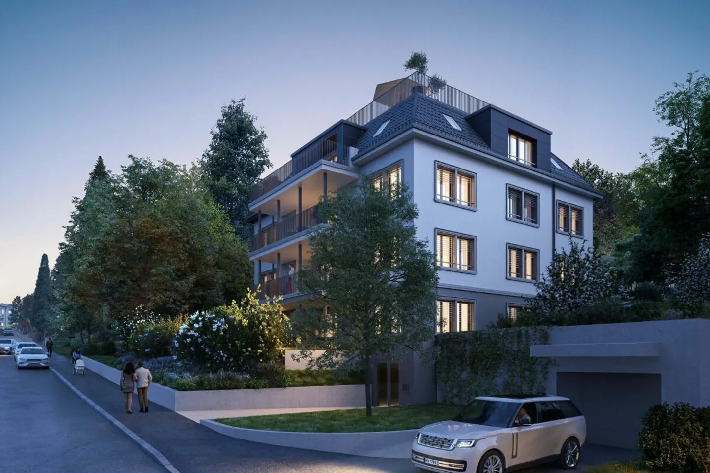 UNDER CONSTRUCTION: Unique Gem with 360° City View: New Building - 4.5 Room Apartment with High Ceilings and Luxurious Interior Design - Photo 4 of 8