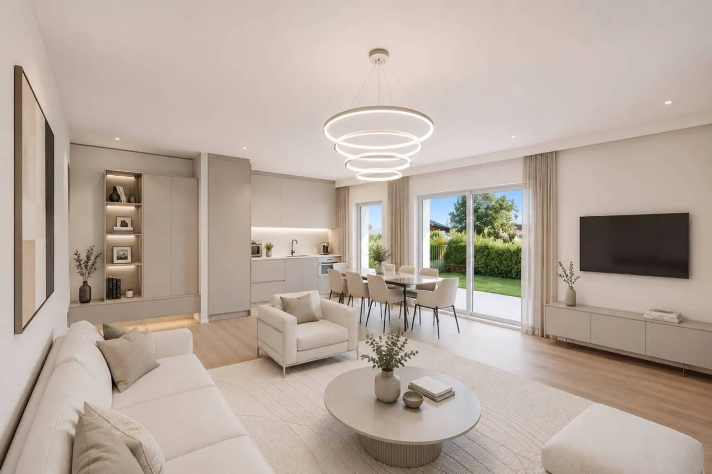 Appartement moderne avec jardin - Photo 1 sur 5