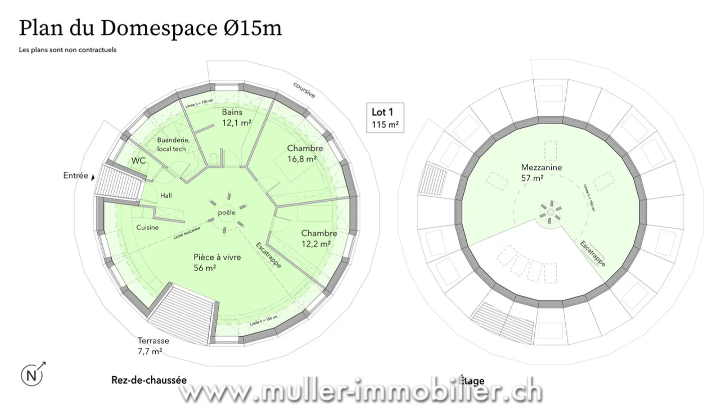 House Domespace for sale, 10 minutes from Romont - Photo 8 of 13