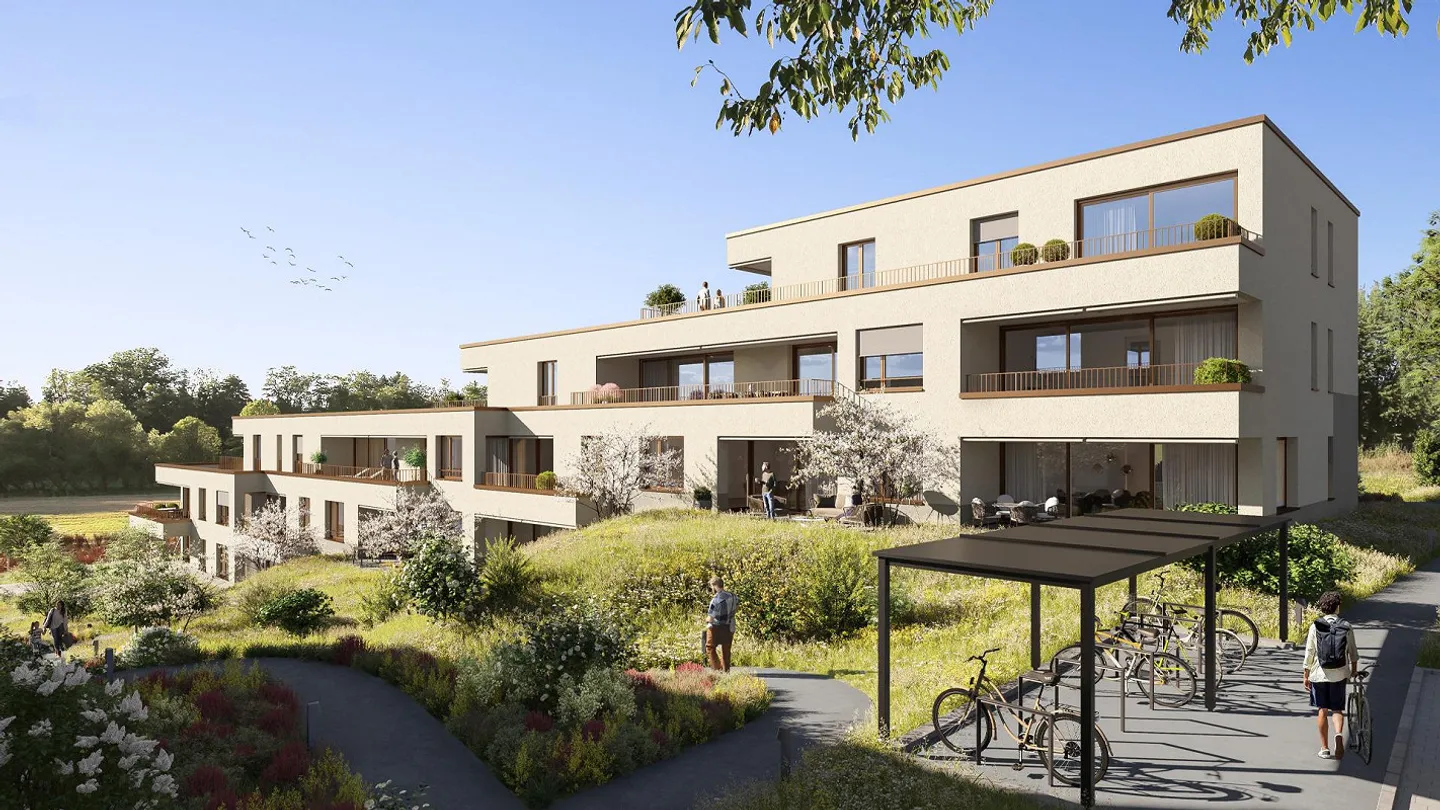 Appartamento attraente di 3½ locali con grande terrazza in una posizione tranquilla e centrale - Foto 1 di 7