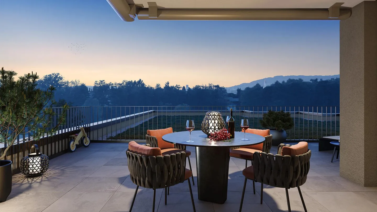 Appartamento attraente di 3½ locali con grande terrazza in una posizione tranquilla e centrale - Foto 7 di 7