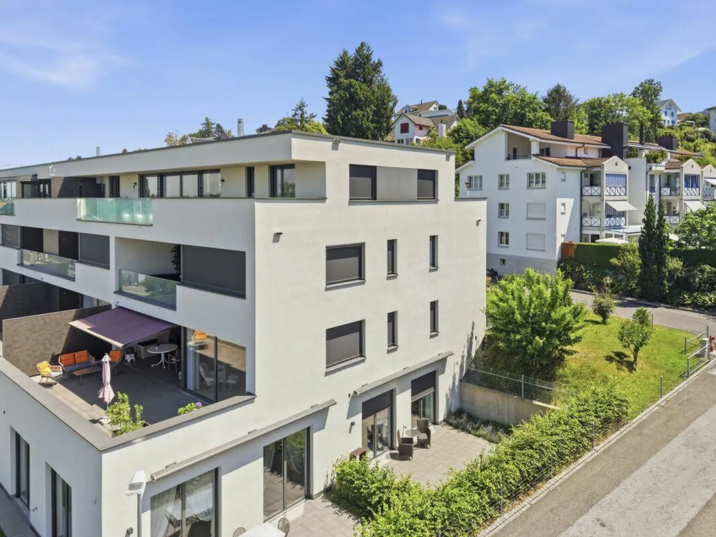 Appartement de jardin moderne, presque neuf, avec grande terrasse, à proximité immédiate du lac et de la gare - Photo 28 sur 30