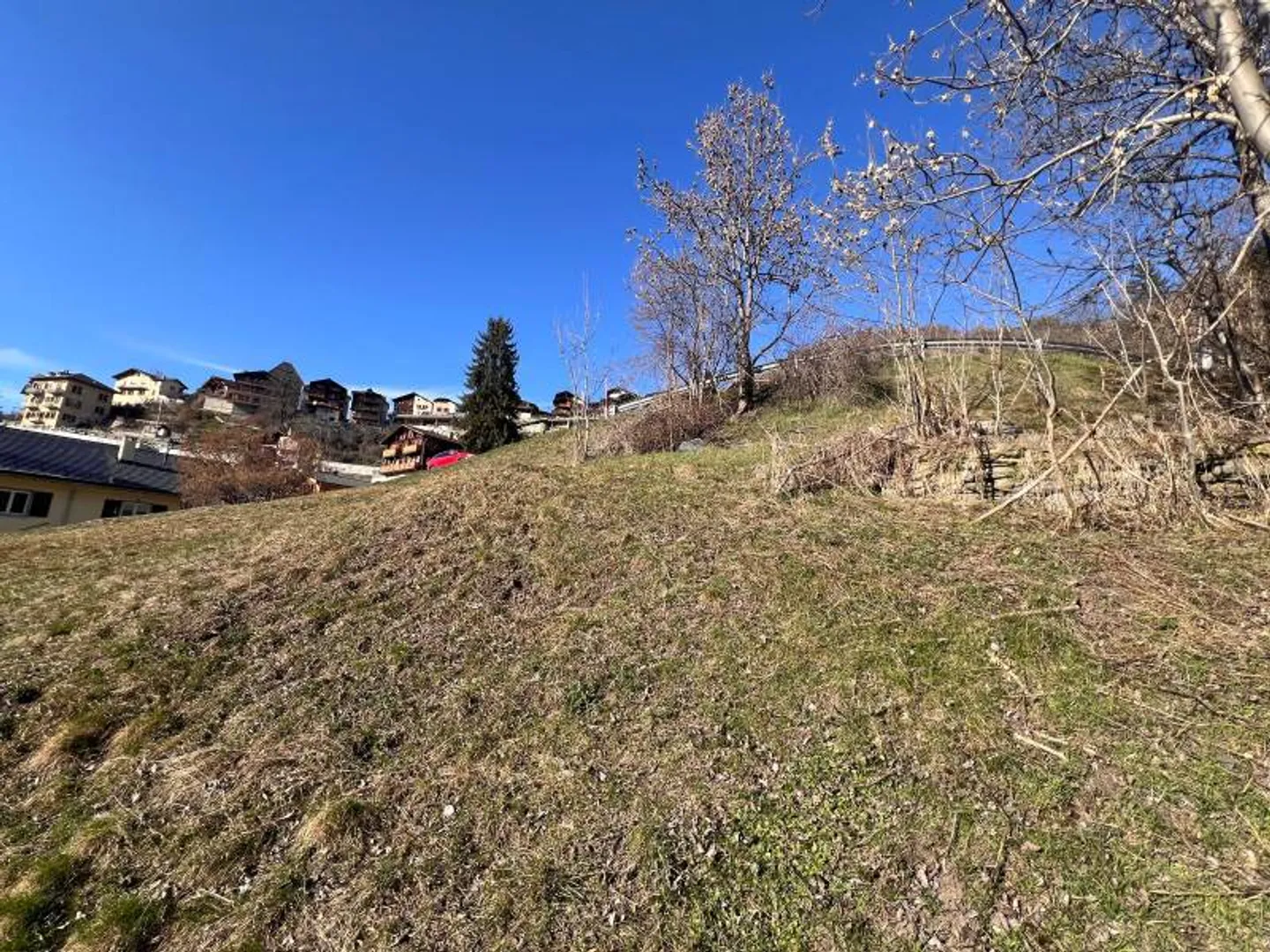 Parcelle avec vue dégagée à Vissoie - Photo 3 sur 4