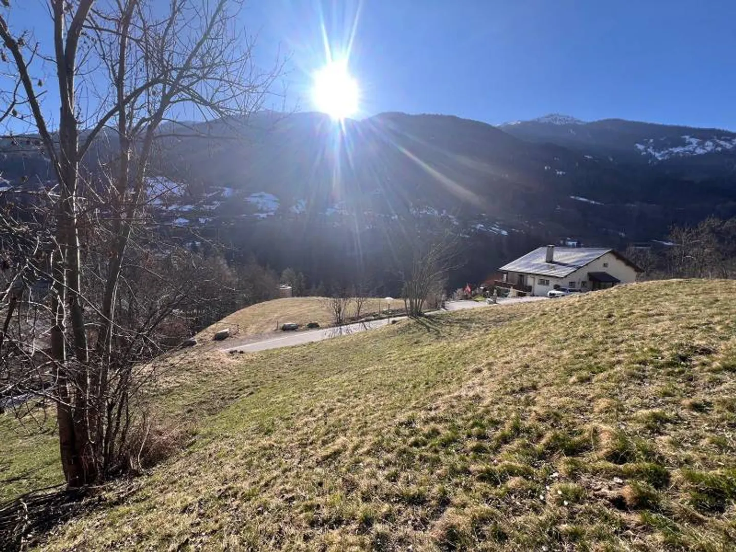 Parcelle avec vue dégagée à Vissoie - Photo 4 sur 4