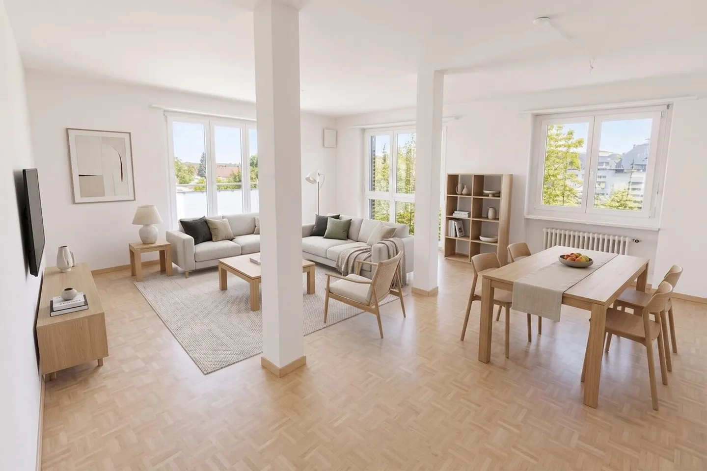 Charmante 4.5-Zimmer-Wohnung - Foto 2 von 9