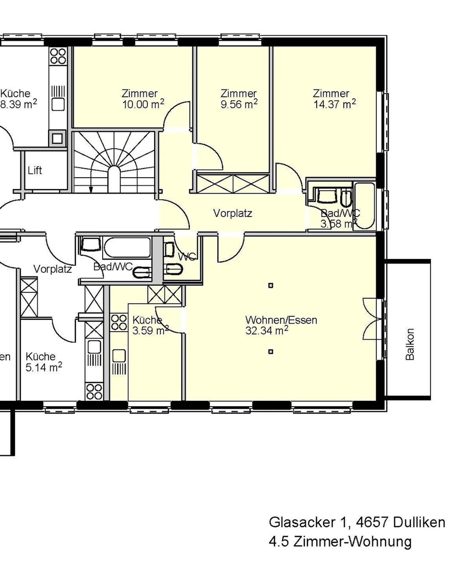 Charmante 4.5-Zimmer-Wohnung - Foto 9 von 9